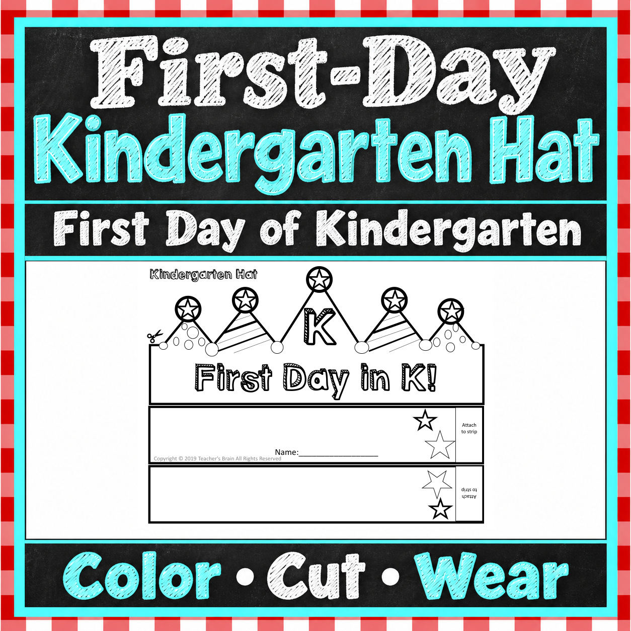 First Day of Kindergarten Activities & Printables
