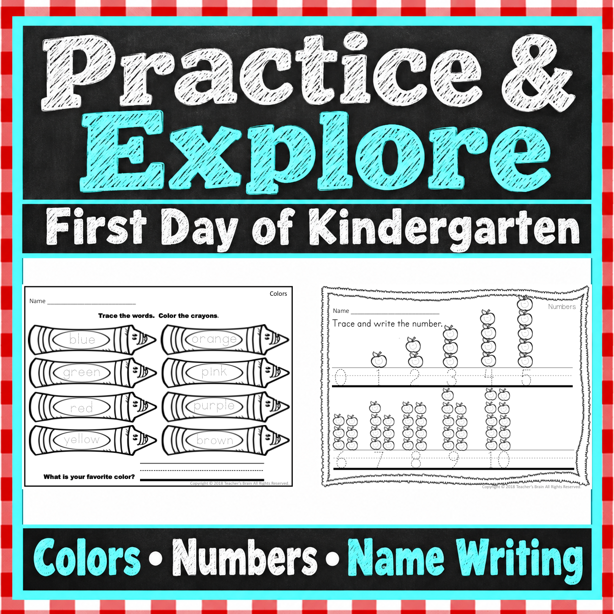 First Day of Kindergarten Activities & Printables