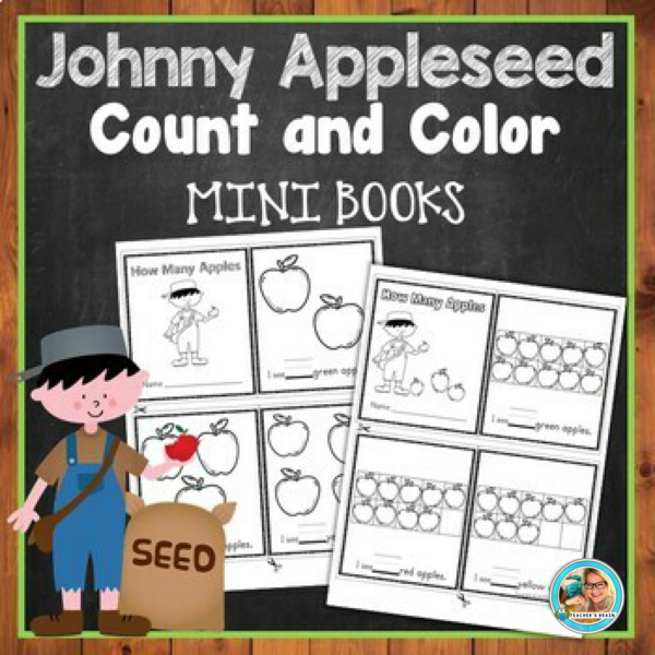 Johnny Appleseed Counting Books | Apple Numbers to 20