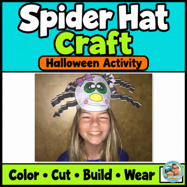Spider Hat Craft | Printable Halloween Headband