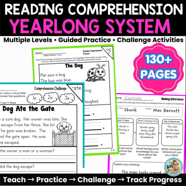 Reading Comprehension Passages and Questions | Yearlong K–2 System